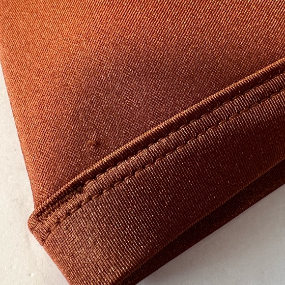 Zimmermann Violet Triangle Bikini Top Caramel Brown Sz - Picture 4 of 7